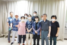 7월  미용봉사선생님들의 한솔요양병원 미용봉사활동이 있었습니다.